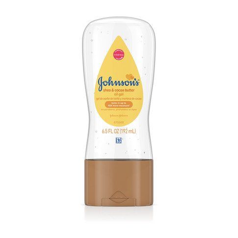 Johnson's® Baby Oil Gel with Shea & Cocoa Butter Johnson Baby Oil, Baby Oil Gel, Cocoa Oil, Massage Bebe, Oil Gel, Shea Butter Oil, Body Gel, Butter Oil, Baby Massage