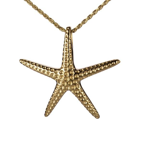 Starfish 1T YG Pendant Starfish Pendant, Starfish Necklace, Fashion Jewelry Necklaces, Gold Plated Sterling Silver, Solid 925 Sterling Silver, Starfish, Fashion Watches, Silver 925, Jewelry Necklace Pendant