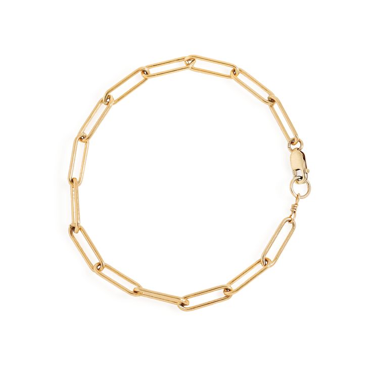 "This substantial paperclip chain bracelet is a delicate but sturdy addition to your everyday jewelry collection. Perfect for layering with other bracelets. View the smaller version here : https://www.etsy.com/listing/777429412 We recommend choosing a length that is between .75\" and 1\" larger than your exact wrist size. If you need a special size please reach out to us or specify it in the notes at checkout! * Chain links approximately 13mm. * Materials : 14k gold filled or sterling silver. * 14k Gold Rectangular Paperclip Chain Bracelet, Classic Everyday Paperclip Bracelet With Delicate Chain, Classic Gold Bracelet With Rectangular Links For Everyday, Minimalist Oblong Paperclip Chain Jewelry, Gold Chain Paperclip Bracelet For Everyday, Minimalist Bracelet With Rectangular Gold Links, Classic Paperclip Bracelet With Delicate Oval Link Chain, Minimalist Gold Chain Bracelet With Rectangular Links, Yellow Gold Oval Link Paperclip Bracelet For Everyday