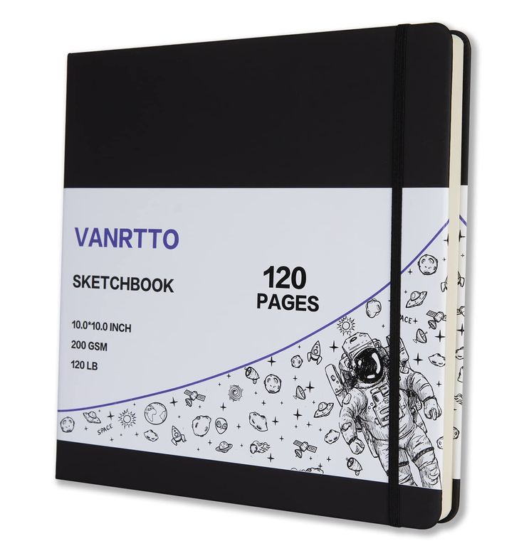 PRICES MAY VARY. THICK PREMIUM PAPERS: VANRTTO sketch book is consist of heavyweight (120 LB/200 GSM) premium papers, allowing sketchbook to withstand drawing or erasing more times without wrinkling. Paper of sketch pad is thicker than other drawing book, allowing mixed media sketchbook can be used by all dry media like sketch pencils, charcoals, crayon, oil pastels, and some wet media like thin markers and ink pens. However, these sketch books are not good choice for watercolor brush and thick Sketch Book To Buy, Sketch Book Brands, Small Square Sketchbook, Sketchbook To Buy, Sketch Books To Buy, Sketchbooks To Buy, Sketchbook Thick, Thick Sketchbook, Thick Drawing