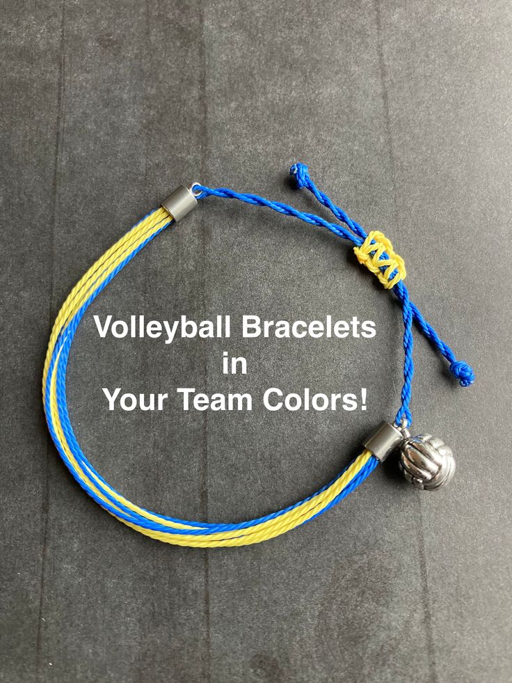 volleyball bracelets in your team colors