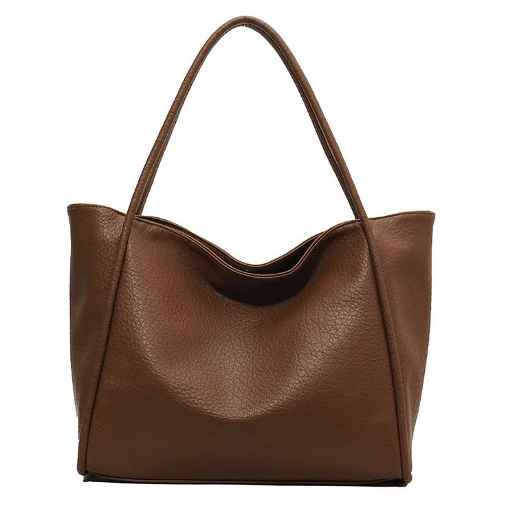 SPECIFICATIONSBrand Name: NoEnName_NullHandbags Type: Shoulder BagsTypes of bags: Shoulder & HandbagsMain Material: PULining Material: POLYESTERShape: SatchelsPlace Of Origin: HE BEI ProvincePlace Of Origin: HE BEI ?ProvinceOrigin: Mainland ChinaCN: HebeiHardness: SOFTPattern Type: SolidInterior: Cell Phone PocketDecoration: noneExterior: noneOccasion: VersatileClosure Type: haspGender: WOMENStyle: CasualModel Number: ANumber of Handles/Straps: Single Luxury Tote Bag, Luxury Tote Bags, Big Tote Bags, Casual Purse, Retro Purse, Soft Pattern, Student Travel, New Retro, Brown Shoulder Bag