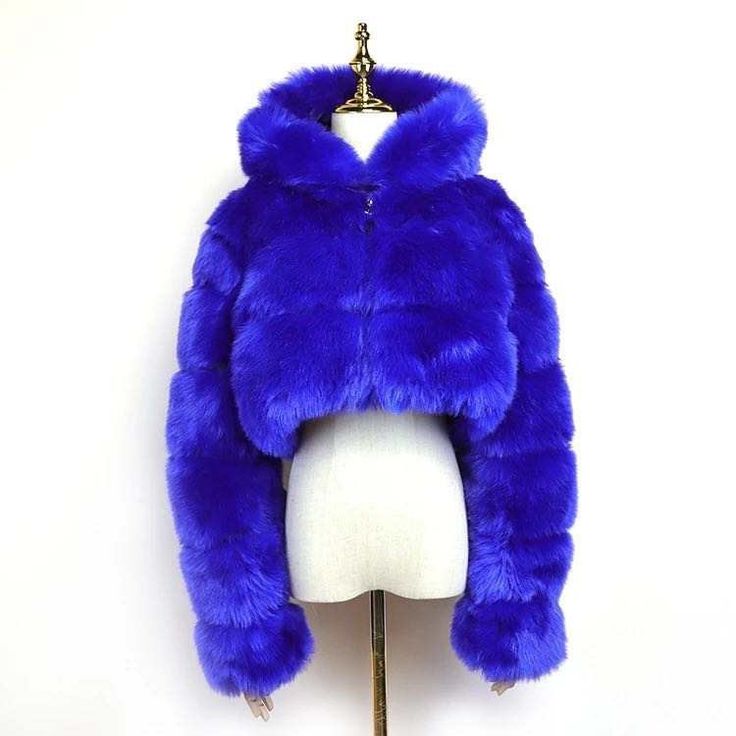 Blue Faux Fur Coat Winter Blue Faux Fur Coat, Blue Faux Fur Winter Coat, Blue Faux Fur Coat For Winter, Blue Fur Coat With Faux Fur Trim, Fitted Blue Fur Coat For Winter, Fitted Blue Winter Fur Coat, Fitted Blue Fur Coat With Faux Fur Trim, Chic Blue Fur Coat, Blue Long Sleeve Fur Coat For Spring