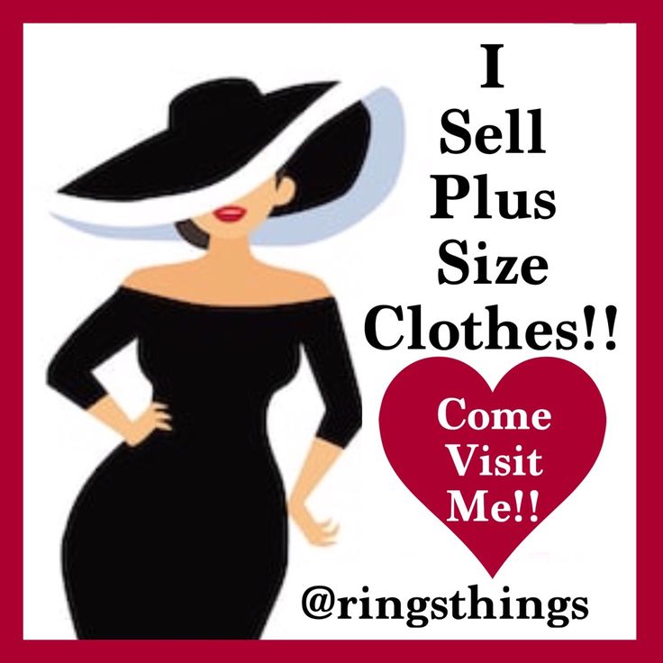 a woman in a black dress and hat with the words, i sell plus size clothes come visit me