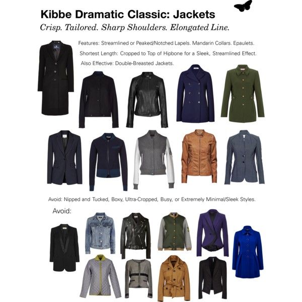 "Kibbe Dramatic Classic: Jackets" by dramaticclassic on Polyvore Dramatic Classic Sunglasses, Dramatic Classic Coat, Casual Dramatic Classic, Soft Classic Jackets, Dramatic Classic Winter Outfit, Dramatic Classic Capsule Wardrobe, Dramatic Classic Winter, Dramatic Classic Style Outfits Kibbe, Dramatic Classic Shoes