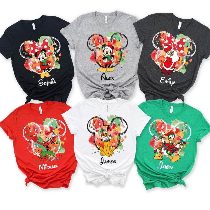 Custom Mickey and Friends Christmas Matching Shirt,Disney Family Xmas Shirt,Disneyland Christmas Trip Shirt,Verry Merry Shirt,Custom Shirt, How can I order? 1️) Please review all the information provided before placing an order 2️) Select the shirt type and size. 3️) Select the color of the shirt using the following options. 4️) Need more Items? Add the current item in the cart. And If you like to add more items to your order please press the back button and repeat steps 1-4 again. 5️) Once all your desired items are in your cart you may complete your order by entering your payment method, desired shipping address and click submit. When will my product arrive? Processing Time: 1-3 days During holidays please expect delays as the amount of orders are slightly higher than usual, although we Disney Christmas Shirts Family, Merry Shirt, Mickey And Friends Christmas, Funny Disney Shirts, Disneyland Christmas, Disney Christmas Shirts, Christmas Matching, Friends Christmas, Xmas Shirts