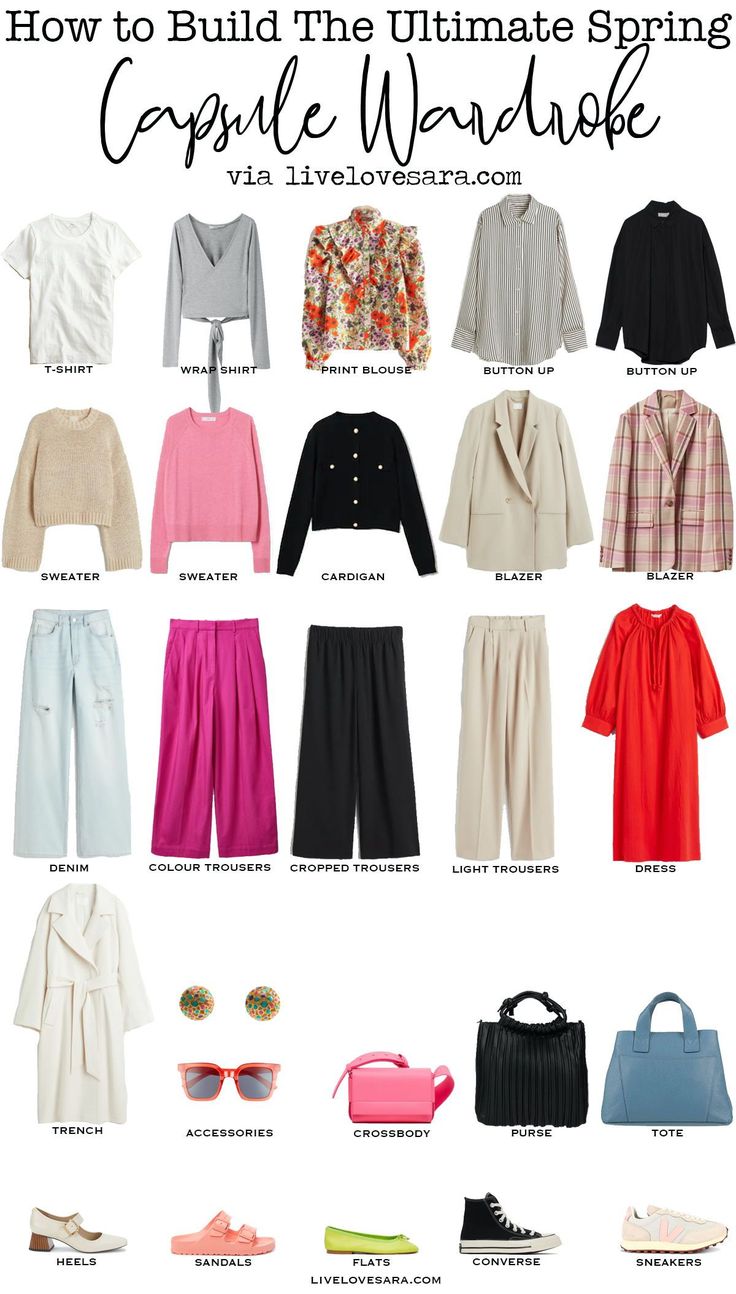 Spring Capsule Wardrobe 2022, Colourful Capsule Wardrobe, Capsule Wardrobe 2022, Ultimate Capsule Wardrobe, Over 40 Fashion, Capsule Wardrobe Casual, Capsule Wardrobe Essentials, Fashion Capsule Wardrobe, 40 Fashion