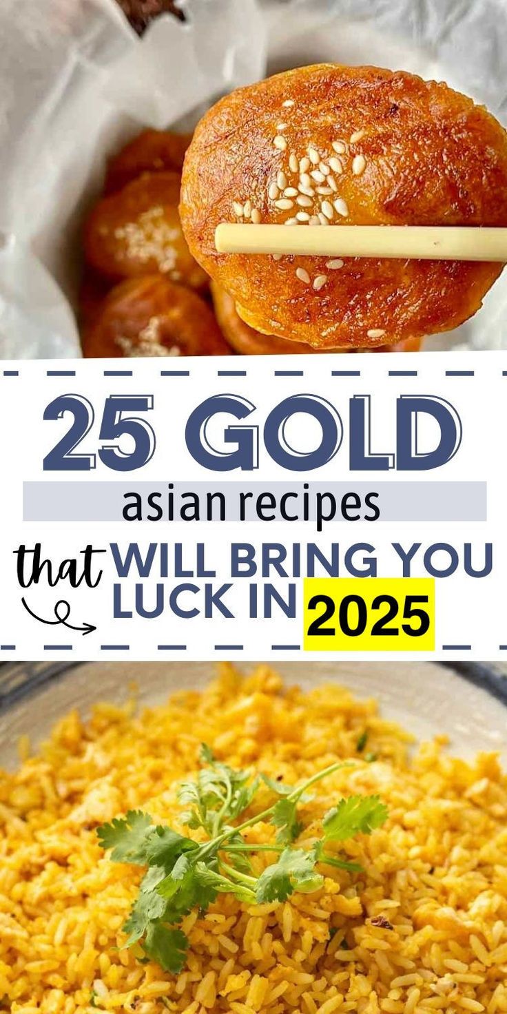 Looking for traditional Chinese New Year recipes to bring you luck in 2025? These golden colored recipes will ensure a good year of the snake and are easy to make! popular chinese dishes / chinese appetizers Easy Authentic Chinese Recipes, Chinese New Year Recipes, New Year Recipes, Chinese Appetizers, Winter Holiday Recipes, Popular Chinese Dishes, Traditional Chinese Food, Chinese New Year Food, South American Recipes