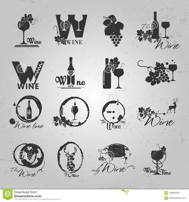 vintage wine labels and emblems stock photo © shutterstocker - 12398