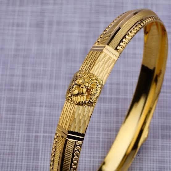 Mens Kada Design Gold Indian, Bracelets For Men Gold Indian, Gold Kada For Men Indian, Kadiyam For Men Gold Latest, Mens Kada Design Gold, Kadiyam For Men Gold, Gold Kada For Men, Gents Kada, Mens Bracelet Gold Jewelry