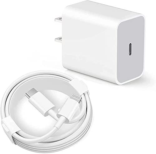 the charger is plugged in to an apple power adapter for charging devices