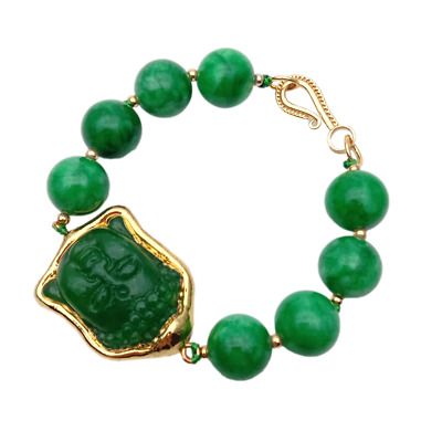 Great shopping ideas for Green Jade Buddha Carved Bracelet Charm Bracelets Religious Jewelry, Jewelry Elegant Green Hand Wrapped Bracelets, Adjustable Vintage Jade Bracelets, Hand Wrapped Bracelet, Adjustable Jade Bangle Bracelets, Green Bracelet With Lobster Clasp, Adjustable Costume Jewelry Bracelet For Gift, Costume Jewelry Bracelets With Round Beads For Gift, Costume Jewelry Bracelets With Beads For Gifts, Elegant Green Bracelets