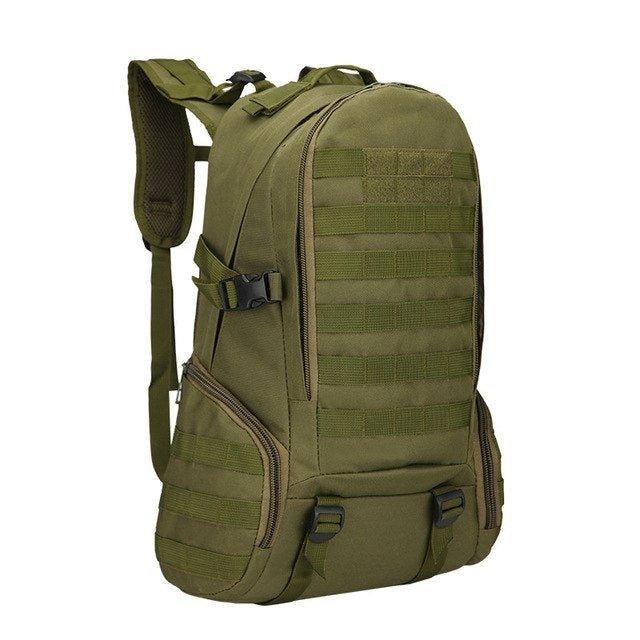 Material:  Nylon  
  Function:  Hiking Camping Cycling Mountaineering bag  
  Gender:  Unisex  
  Backpacks Type:  Softback  
  Color:  ACU/CP/Jungle Camouflage/Digital Jungle/Black/Army Green/Khaki  
  Closure Type:  Zipper  
  Outdoor Activity:  Camping,Climbing,Hiking,Tactical  
  Weight:  0.9 KG  
  Size:  36*16*51 CM  
 
  800D Waterproof Oxford Fabric,210D waterproof Nylon Lining,You don't have to worry about things getting wet when a sudden rain outside 
Super-Large Storage Space 35L, And Many Built-in pockets with military Molle hanging ststem such as sub-packages and outdoor tools pockets for strategic packing at surface, two sides and the bottom 
The back feels really supportive and also breathable and cushioned, easy to adjust the straps so it fit a range of people’s torso len Jungle Camouflage, 35l Backpack, Molle Backpack, Camouflage Backpack, Climbing Bag, Survival Bag, Military Bag, Army Camouflage, Hiking Bag