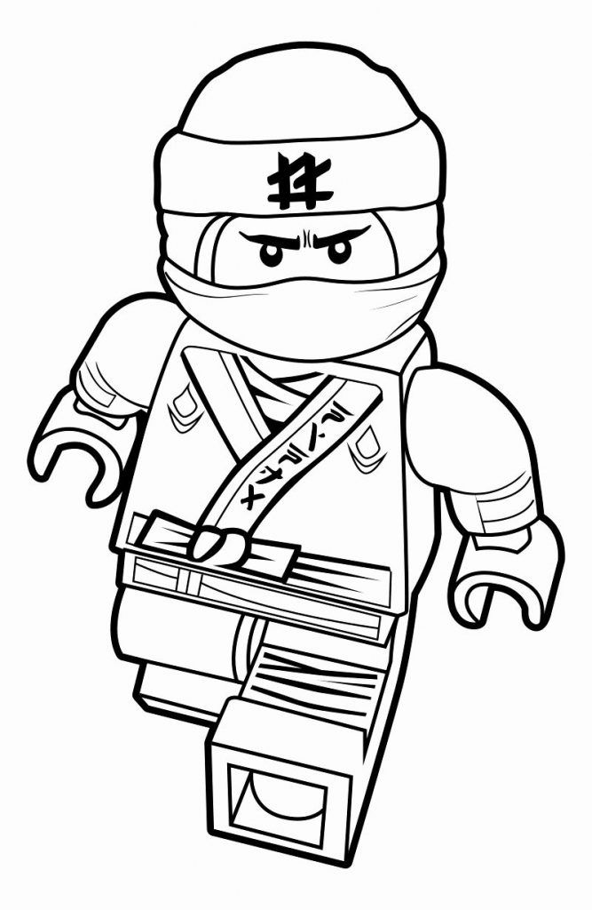 the lego ninja coloring pages for kids