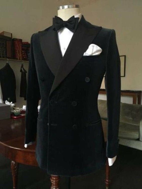 "\"PLEASE CHECK SIZE CHART CAREFULLY BEFORE PLACING ORDER\" We introduce our latest range of man black velvet Blazer with premium quality suits designed in India hand crafted by master tailors, straight from factory to your door. . Black Velvet Blazer.  * slim fit * Perfect Jacket For Any Smart Formal and special Occasion Such As wedding and party wear * more comfortable velvet blazer Design Finished In many color in tweed fabric, Made By Craftsmen Of The Trade * Many More Styles & Colors Availa Velvet Prom Suit, Party Wear Blazers, Men's Tuxedo Wedding, Velvet Dinner Jacket, Black Blazer Men, Blazer Wedding, Prom For Guys, Prom Blazers, Prom Suits For Men