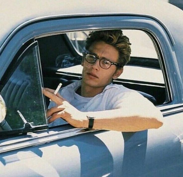 James Franco as James Dean Men’s Glasses Aesthetic, 90s Type Pretty, James Franco Aesthetic, James Franco 90s, Men In The 90s, James Dean Glasses, Cadence Core, Dilfism Aesthetic, Don Murray