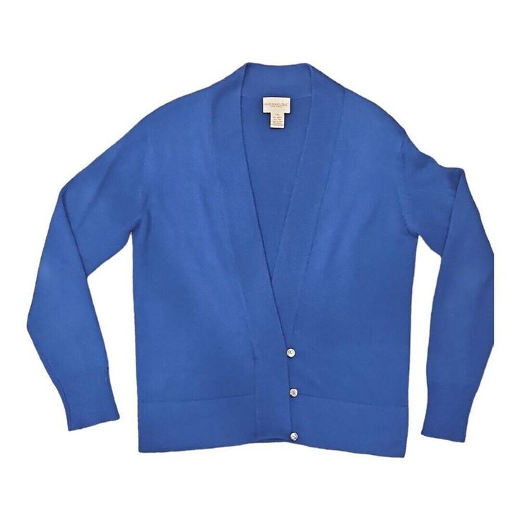 Elevate your vintage collection with this stunning blue cardigan by Monterey Bay. The oversized slouchy fit adds a touch of effortless chic to any outfit, while the acrylic/wool blend material keeps you warm and cozy. Chest 21in  Shoulder to hem 24.5in  Shoulder to shoulder 18in  Garments measured lying flat.  Chest waist and hips doubled.  Measurements are approximate.  Please allow some wiggle room for a comfortable fit. Vintage 90s cardigan, Blue oversize sweater, Slouchy knitwear, 1990s fash Classic Blue Cardigan For Work, Classic Blue Cardigan For Workwear, Vintage Blue V-neck Cardigan, Blue Vintage V-neck Cardigan, Oversized Blue Cardigan For Work, Classic Blue Long Sleeve Cardigan, Classic Long Sleeve Blue Cardigan, Classic Blue Cardigan For Spring, Classic Blue Outerwear For Layering