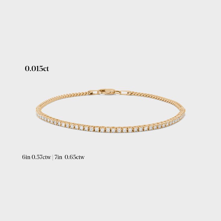 We've combined two of our best sellers to give you the ultimate bracelet! Timeless Yellow Gold Cubic Zirconia Chain Bracelet, Timeless Yellow Gold Chain Bracelet With Cubic Zirconia, Classic Gold Bracelet With Single Cut Diamonds, Classic Gold Bracelet With Single Cut Diamonds As Gift, Classic Gold Chain Bracelet With Single Cut Diamonds, Modern Yellow Gold Tennis Bracelet With Vvs Clarity, Everyday Timeless Gold Bracelet With Diamond Accents, Timeless Gold Bracelet With Diamond Accents For Everyday Wear, Everyday Yellow Gold Cubic Zirconia Diamond Bracelet