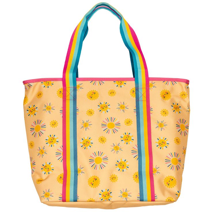 Ready for some fun in the sun! Grab one of these adorable beach totes and fill it fill of all your towels, goggles, toys and games and venture out for a day at the pool, beach or your own backyard. These beach totes are loaded with pockets to keep you organized and made with durable straps and high quality construction to withstand whatever you throw at it. When the day is done, simply wipe clean and relax! Durable straps and plenty of pockets make this tote perfect for the beach or pool. Carry Pink Poolside Bags For Beach Season, Summer Pink Bags For Poolside, Casual Pink Beach Bag For Poolside, Multicolor Beach Bag For Beach Season, Multicolor Beachwear Beach Bag For Beach Season, Pink Summer Beach Bag For Poolside, Multicolor Beachwear Beach Bag, Beach Bag For Beach Season, Fun Pink Tote Beach Bag