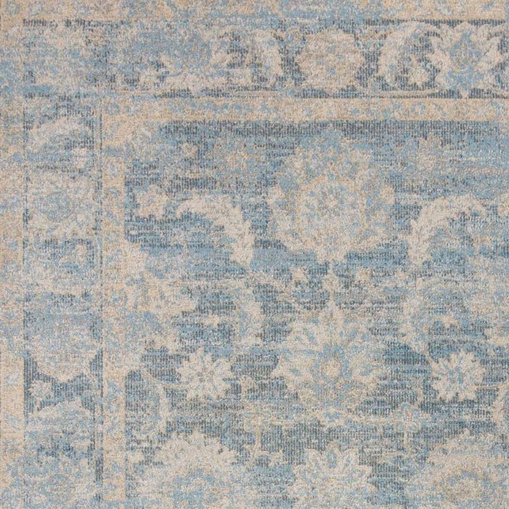 With traditional motifs and design elements found in vintage Turkish Oushak rugs, the Odette collection feels inherently tied to the past while made of materials for the present moment. Power-loomed of soft yet durable polyester, Odette area rugs are available in a wide range of colors. Odette can be a living room statement piece, a serene bedroom foundation, or an elegant entryway rug. Made in Turkey. | Loloi II Odette 2'7" x 16' Sky and Beige Runner | Polyester | Nebraska Furniture Mart Blue Turkish Rug, Living Room Statement Piece, Elegant Entryway, Serene Bedroom, Kitchen Sideboard, Hardwood Tile, Traditional Motifs, Entertainment Furniture, Home Theater Seating