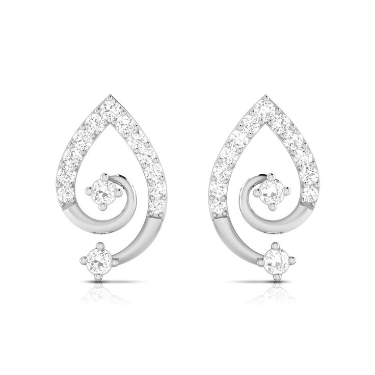 Platinum Diamond Earrings by Jewelove Cute platinum earrings designed with diamonds. Metal : Platinum Platinum Purity : 95% Purity Mark : Pt 950 Estimated Platinum Weight : 4 grams Estimated Diamond Weight : 0.30 cts. Diamond Color : IJ or GH (as selected above) Diamond Clarity : SI or VVS (as selected above) Diamond Grading Report : SGL Certificate of Authenticity : Platinum Guild International please call us at +91-9828012999 or email us at WeCare@Jewelove.in White Drop Diamond Earrings With Brilliant Cut, White Diamond Drop Earrings With Accents, Platinum Drop Diamond Earrings For Anniversary, White Teardrop Diamond Earrings In Platinum, Platinum Diamond Drop Earrings For Anniversary, Diamond White Diamond Teardrop Earrings, Anniversary Platinum Drop Earrings, Teardrop Diamond Earrings With Accents In Platinum, White Diamond Teardrop Earrings With Pave Setting