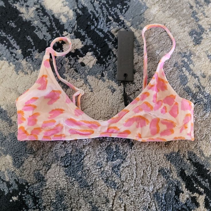 New With Tags. Adjustable Straps. Limited Qty Available Bag Sold Separately All Inventory Has Been Posted. No More Sizes Available** No Trade ** No Offers ** All Sales Are Final. Baiting Suits, Triangl Bathing Suit, Floral Swimsuit Bikinis, Pink Bathing Suits, Pink Cheetah Print, Summer Bathing Suits, Neon Bikinis, Triangl Swimwear, Pink Cheetah