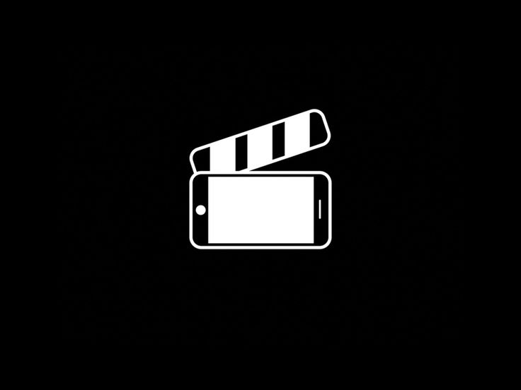 a black and white image of a movie clapper