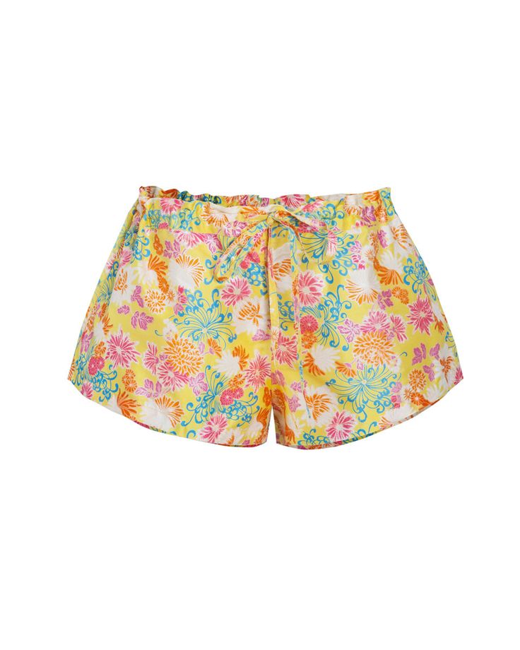 Silk Shorts, Silk Taffeta, Lounge Shorts, Spring Floral, Resort Wear, Drawstring Waist, Casual Shorts, Cover Up, Perfect Fit