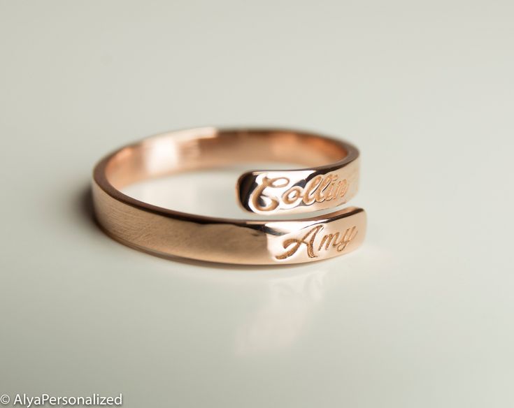 Engraved personalized name ring; wedding bands for women... Also perfect promise ring for your special woman ♡ ► FEATURES; Material Options: 14k Rose Gold, 14k Yellow Gold, 14k White Gold Size: All ring sizes are available ► HOW TO ORDER; Please select your preffered size and material from the menu while adding to card. ► PROCESSING & SHIPPING ❥We ship to worlwide, please check current delivery times depending on your location at the bottom of this page ❥Shipping time is 2-5 days to US. ❥Ple Personalized Engraved Rose Gold Ring, Custom Name Engraved Ring In Rose Gold For Promise, Custom Name Engraved Rose Gold Ring For Promise, Custom Name Engraved Rose Gold Promise Ring, Personalized Rose Gold Engraved Ring For Promise, Customizable Rose Gold Promise Rings, Personalized Engraved Rose Gold Promise Ring, Personalized Rose Gold Engraved Promise Ring, Personalized Rose Gold Stackable Rings For Promise