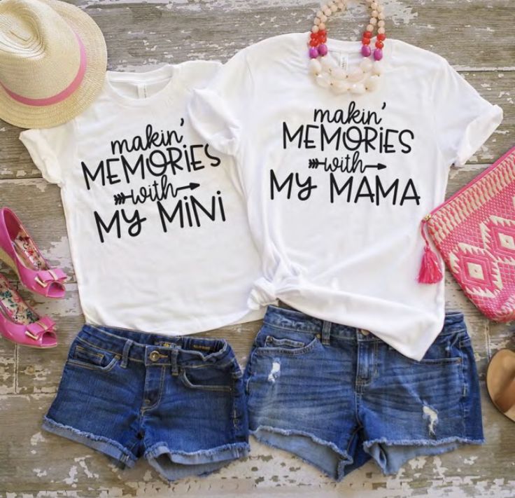 Mommy Daughter Outfits, Mommy And Me Shirt, Cute Shirt Designs, Mommy Daughter, Mommy And Me Outfits, Vinyl Shirts, Baby Outfits, Diy Shirt, Love Shirt