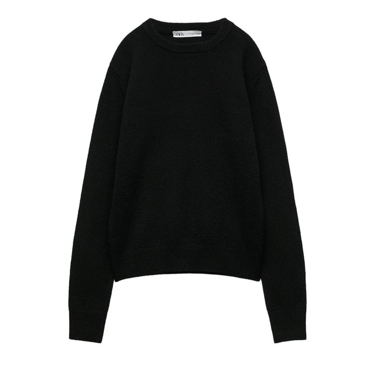 New With Tag. Never Been Worn. Retails For For $129 Plus Tax Sweater Made Of A Cashmere And Wool Blend. Round Neck And Long Sleeves. Ribbe D Trims. Outer Shell 60% Cashmere 40% Wool Which Contains At Least: Outer Shell 60% Certified Recycled Cashmere Knit Garments Have Elasticity, Which Is Why It Is Important To Wash Them At Low Temperatures On A Gentle Spin Cycle, Dry Them On A Flat Surface And Fold Them For Storage. This Will Prevent Them From Becoming Deformed And Will Reduce Energy Consumpti Zara Fall Crew Neck Outerwear, Zara Classic Fall Sweater, Chic Zara Crew Neck Sweater, Zara Fine Knit Sweater For Fall, Zara Fine Knit Top For Winter, Zara Oversized Sweater For Workwear, Zara Oversized Sweater For Work, Oversized Zara Sweater For Work, Classic Winter Knit Top