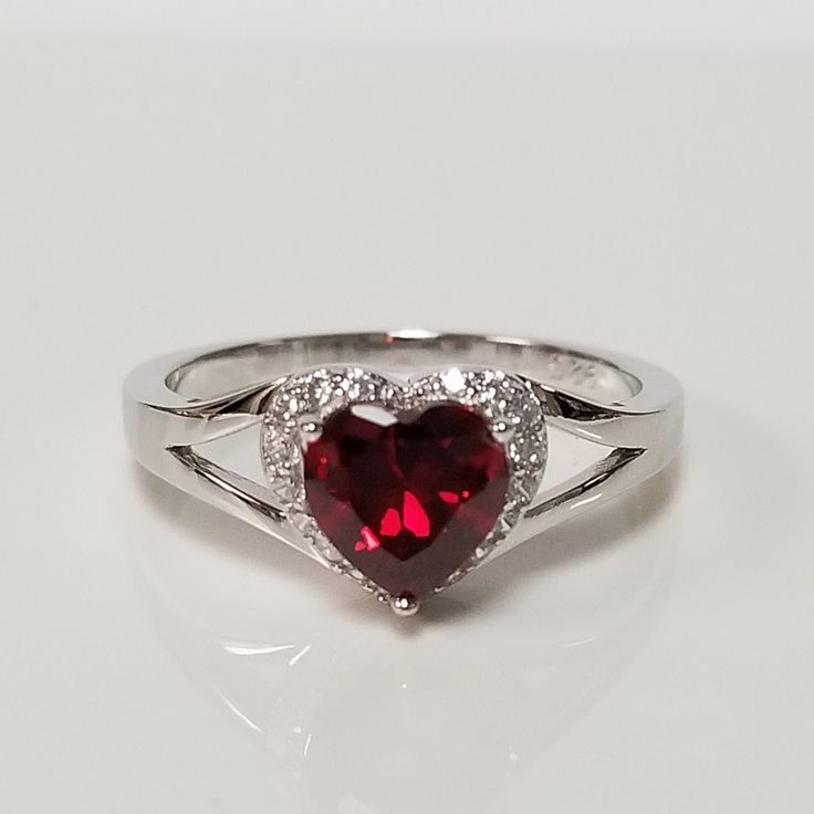 Galaxy Rings, Garnet Wedding Rings, Heart Shaped Diamond Ring, Heart Gem, Garnet Heart, Dope Jewelry, Gem Ring, Heart Shaped Diamond, Funky Jewelry