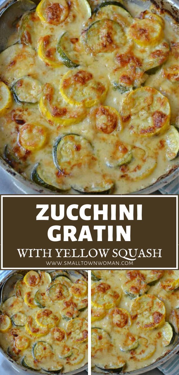 zucchini gratin with yellow squash is an easy and delicious side dish recipe