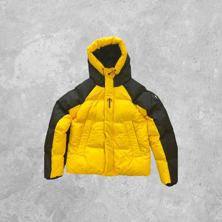 Size XS-XL (See final Image for Size Chart) Custom Made, Premium Quality Trapstar Puffer Jacket Free Shipping Worldwide Winter Sports Long Sleeve Outerwear, Yellow Outerwear With Detachable Hood For Outdoor Activities, Yellow Outerwear With Detachable Hood For Outdoor, Yellow Outdoor Outerwear With Detachable Hood, Winter Sports Puffer Jacket With Long Sleeves, Fitted Long Sleeve Puffer Jacket For Outdoor Activities, Sporty Long Sleeve Puffer Parka, Sporty Long-sleeve Puffer Parka, Sporty Puffer Parka