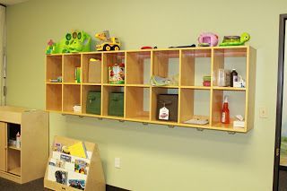 the children's playroom is clean and ready for us to use