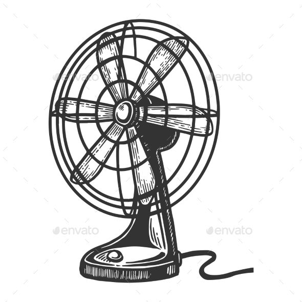 an old fashioned fan on a white background - miscellaneous objects / objects clippings