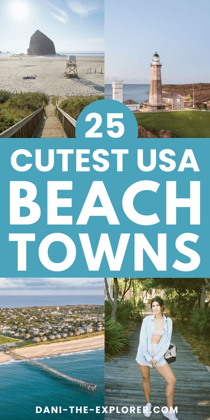 the 25 cutest usa beach towns