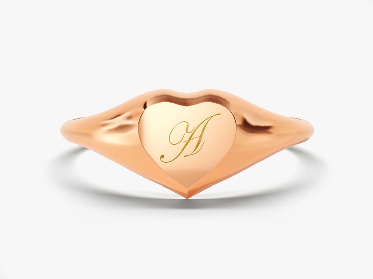 Solid gold Oval Signet Ring from your choice of yellow gold, white gold or rose gold, with 4 different size options. Customize this signet ring with your name, initials or monogram. This classic signet ring is perfect for everyday wear and can be used as a family crest, coat of arms ring, graduation ring, personalized gift or any other deserved reward. FEATURES Gold Kt Options: 14k (18k is also available with 1-2 days of more production time)Color Options: Yellow Gold, Rose Gold and White GoldAv Personalized Heirloom Rose Gold Initial Ring, Classic Personalized Rose Gold Initial Ring, Customizable 14k Yellow Gold Signet Ring, Classic 14k Gold Customizable Signet Ring, Luxury Personalized Rose Gold Initial Ring, Personalized Luxury Rose Gold Initial Ring, Personalized Heirloom Rose Gold Signet Ring, Customizable Yellow Gold Round Signet Ring, 14k Gold Engraved Ring With Initials In Rose Gold