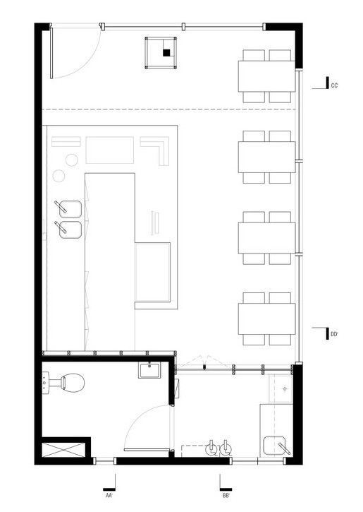 the floor plan for a small apartment