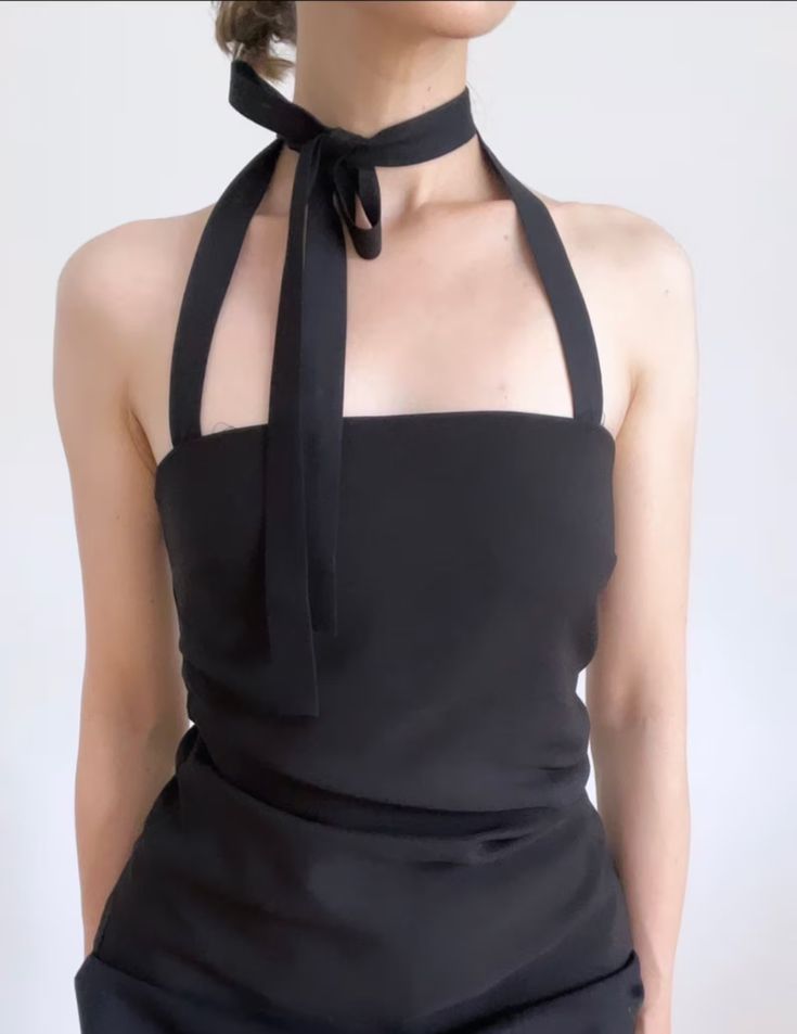 BANDEAU CORSET TOP Black Halter Neck Tie up Top/ Black Bow Tie Top/ Summer Top/ Black Top Retro Gift - Etsy Elegant Summer Halter Top With Tie Back, Chic Square Neck Top With Tie Back, Black Tops With Bow For Night Out, Black Bow Tops For Night Out, Black Bow Top For Night Out, Black Tie Back Halter Top For Date Night, Chic Sleeveless Halter Top With Bow Tie Back, Chic Tops With Bow Tie Back For Night Out, Summer Evening Top With Bow Detail