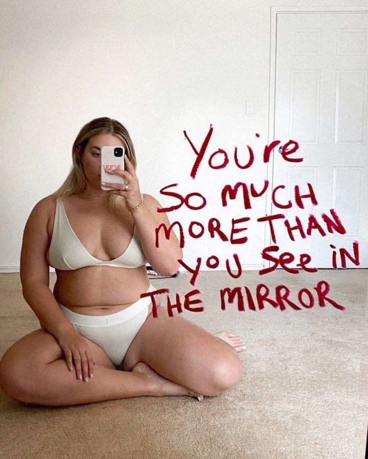 Body Positive Instagram, My Mood Board, Body Dismporhia Mirror, That Girl Inspiration, Size 6 Body Image, Life Together Aesthetic, Normalize Real Bodies, Body Positive Photography, Body Positive Quotes