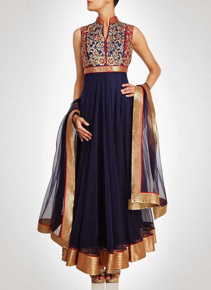 Blue color long anarkali salwar kameez Anarkali Salwar Kameez With Pallu, Chanderi Anarkali Set With Embroidered Border, Anarkali Style Floor-length Set With Embroidered Border, Floor-length Anarkali Set With Embroidered Border, Festive Floor-length Anarkali Set With Embroidered Border, Festive Floor-length Churidar With Embroidered Border, Festive Floor-length Embroidered Churidar, Floor-length Chanderi Churidar With Embroidered Border, Floor-length Embroidered Chanderi Churidar