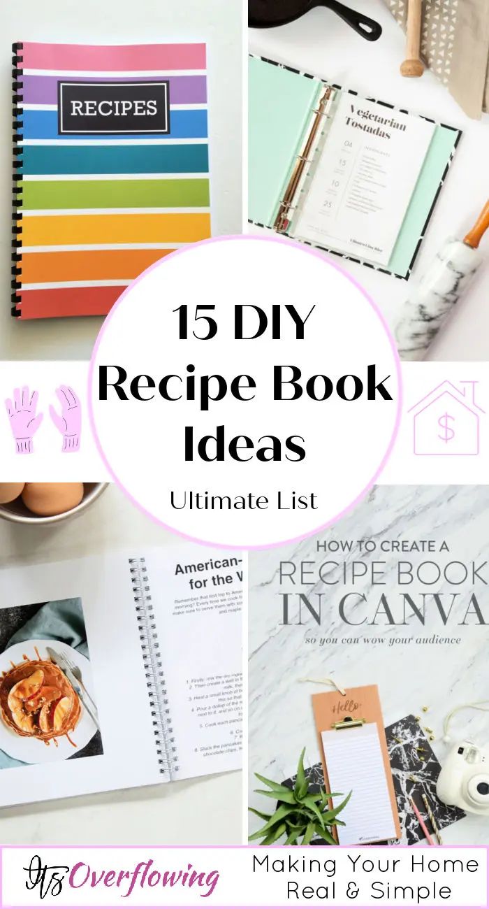 the ultimate recipe book list for moms and kids to make their own cookbooks