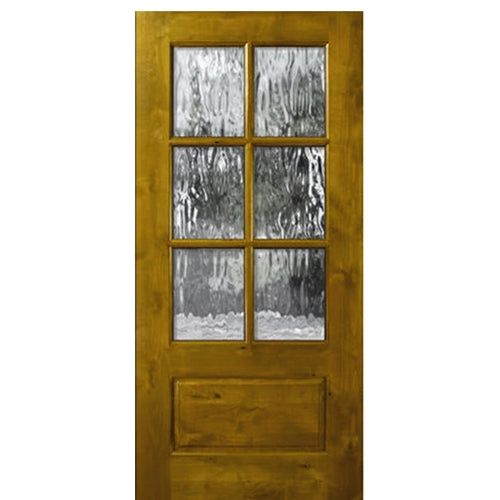 36x80 6 Lite 1 Panel Bottom Knotty Alder Exterior Single Door Anderson Doors, Front Door Exterior, Wood Front Entry Doors, Dutch Doors, Downstairs Bedroom, Door Exterior, Knotty Alder, Wood Front Doors, House Door