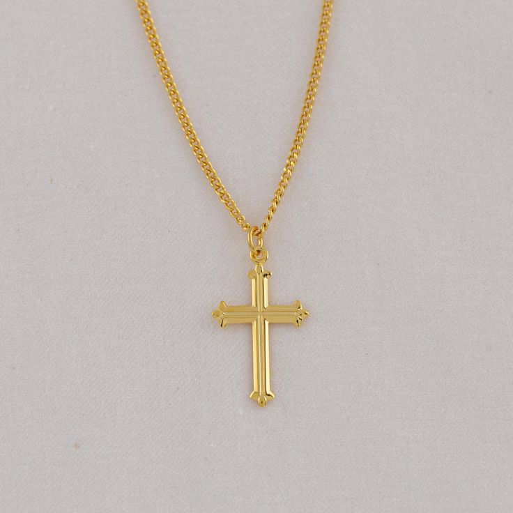 Our Cross Necklace combines timeless symbolism with exquisite craftsmanship. Meticulously crafted to be a daily reminder of Christ's love and sacrifice, it serves as a tangible connection to your beliefs. Whether worn visibly or tucked close to your heart, it serves as a personal altar, inviting moments of prayer and reflection throughout your day. * Dimensions: 1.2" x 0.7" (31mm x 18mm) * Weight of medal: 1.4 Grams. Comes with a 13", 16", 18", or 20" chain. Love And Sacrifice, Personal Altar, Daily Reminder, Halloween Shopping, Cross Necklace, Necklace Etsy, Beauty Book, Accessory Gift, Gift Card