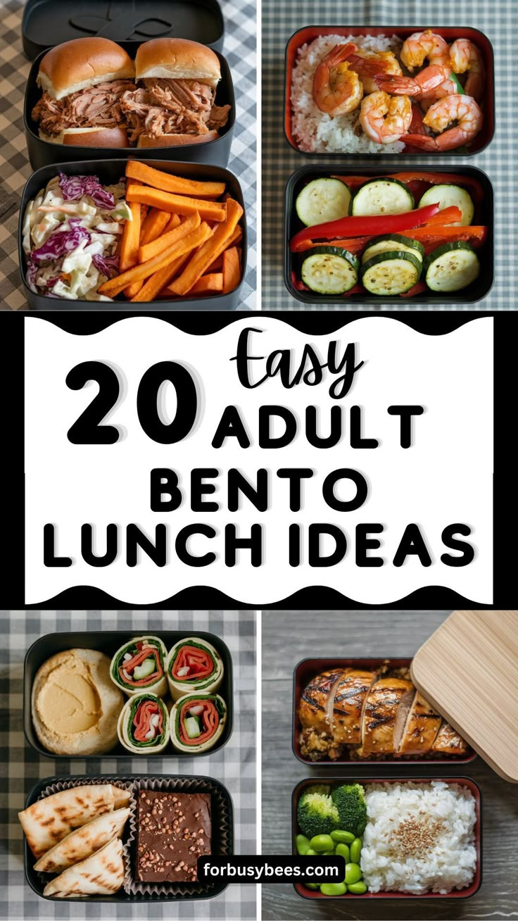 20 easy and healthy lunches that are ready to be eaten in the day or night