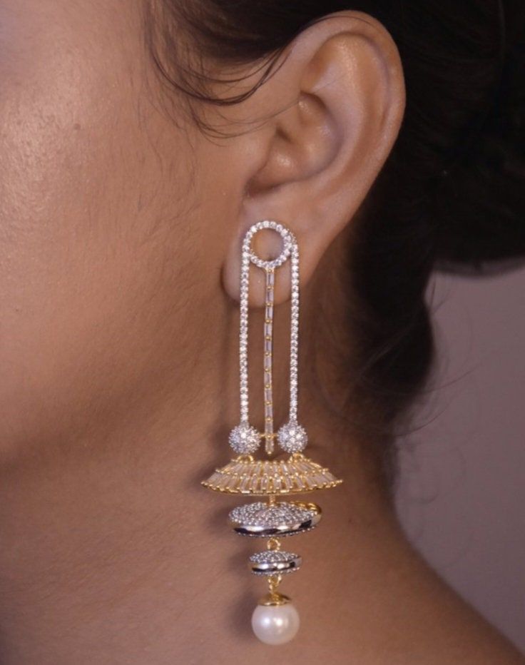 A most wonderful earrings... Fusion Dangle Earrings For Party, Fusion Style Dangle Earrings For Party, Elegant Gold Plated Plug Earrings For Party, Dazzling Drop Earrings, Plated Chandelier Drop Earrings, Elegant Metal Chandbali Bridal Earrings, Elegant Chandbali Bridal Earrings In Metal, Elegant Plated Drop Plug Earrings, Dazzling Dangle Earrings