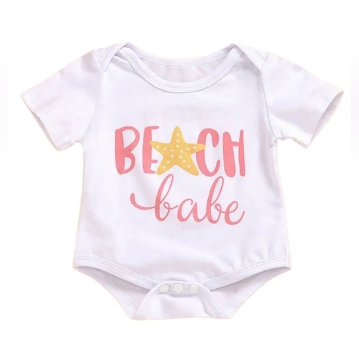 Darling Onesie That Is: Light And Comfy Perfect For A Beach Day Or Day At The Park Measurements: Size: 3-6 Month Length: 16" Bust: 10.75 Size: 6-9 Month Length: 16.5" Bust: 11" Horse Riding Shirt, Boutique Shirts, Riding Shirts, Day At The Park, Pink Activewear, Baby Beach, Funny Onesies, Pointelle Sweater, White Collared Shirt