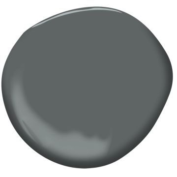 a dark gray color with white background