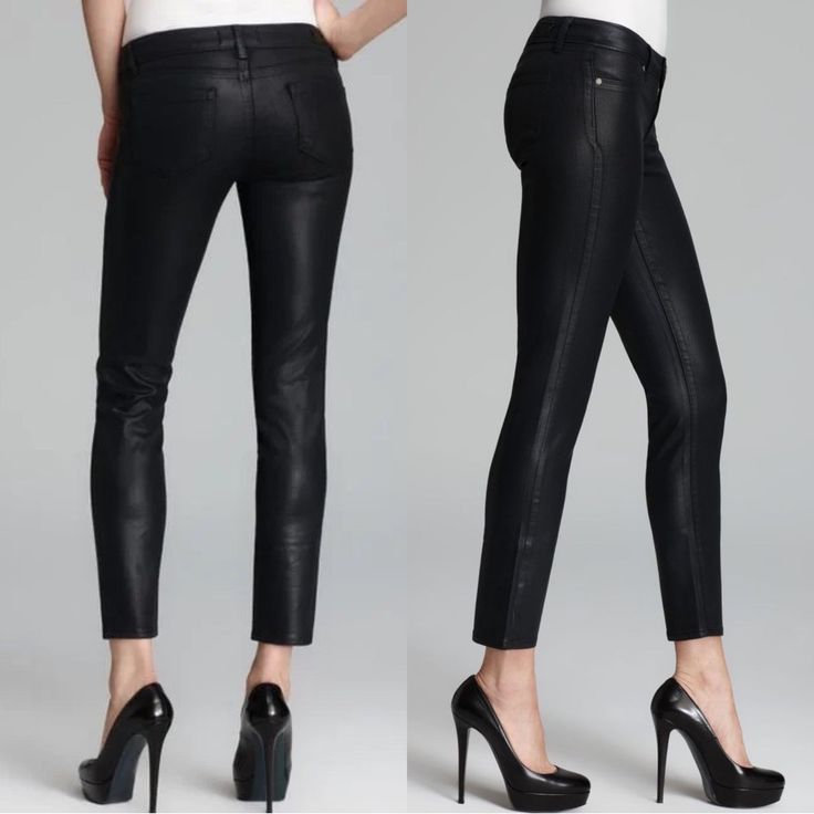 Like New, Sexy, Uber Sophisticated Paige Verdugo Ankle Denim In Rich Black Wash In Coated “Black Silk.” Classic Skinny Jeans In Luxe Denim With Gorgeous Sheensoft, Sexy, Comfortable, Stretchy With Rebound. This Pair Of Jeans Has Never Been Worn And, Therefore, Has Never Seen The Inside Of A Dryer. Like Brand New Without Tags. You Will Not Be Disappointed. Approx Measurements: 8.5” Rise, 28.5” Inseam, 15.25” Across Waist. “Black Silk“ Wash/Finish In Verdugo Ankle Is No Longer Available On Paige W Edgy Straight Leg Jeans For Night Out, Elegant High Rise Jeans, Trendy Mid-rise Jeans For Night Out, Sleek Slim Fit Mid-rise Bottoms, Sleek Stretch High Waist Jeans, Chic High Rise Jeans For Night Out, Edgy Fitted Jeans For Fall, Edgy High-rise Jeans For Night Out, Sleek Slim Fit Bottoms For Spring